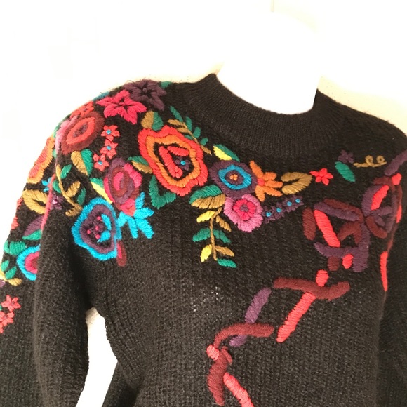 Vintage 80’s Christine Gerard Sweater Women’s SM - Picture 2 of 4